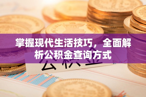 梁平掌握现代生活技巧，全面解析公积金查询方式