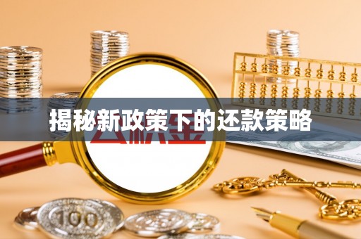 梁平揭秘新政策下的还款策略