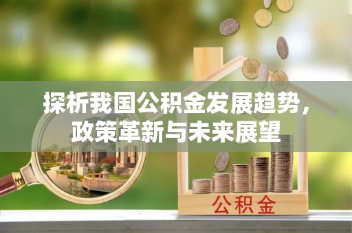 梁平探析我国公积金发展趋势，政策革新与未来展望
