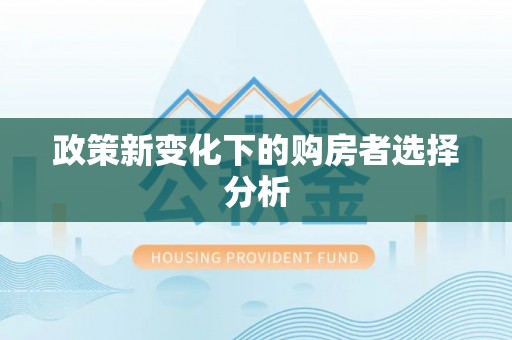 梁平政策新变化下的购房者选择分析