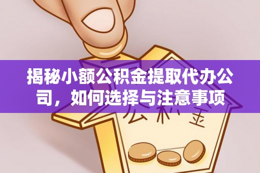 梁平揭秘小额公积金提取代办公司，如何选择与注意事项
